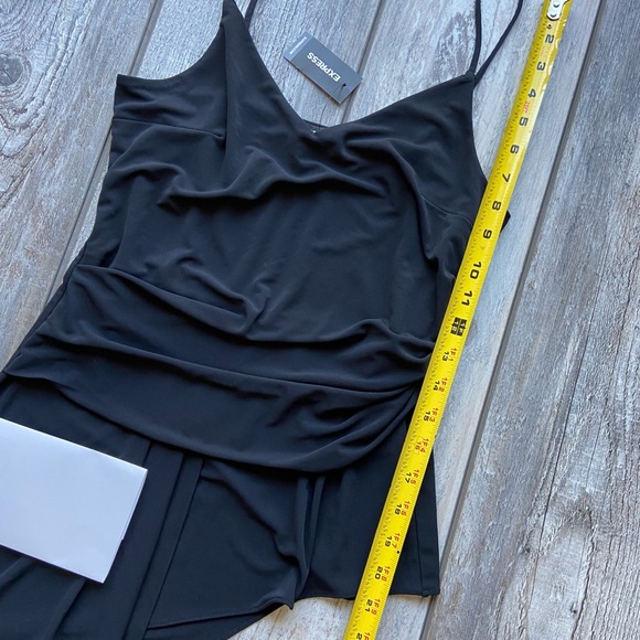 NWT! Express Asymmetrical Black Top - XS - Picture 2 of 7